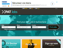 Tablet Screenshot of lausanne.xpatjobs.com