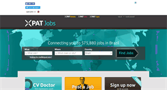 Desktop Screenshot of brazil.xpatjobs.com