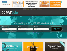 Tablet Screenshot of brazil.xpatjobs.com
