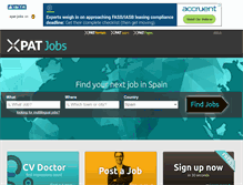 Tablet Screenshot of malaga.xpatjobs.com