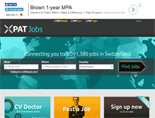 Tablet Screenshot of basel.xpatjobs.com