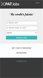 Mobile Screenshot of japan.xpatjobs.com