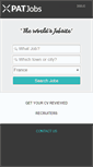 Mobile Screenshot of france.xpatjobs.com